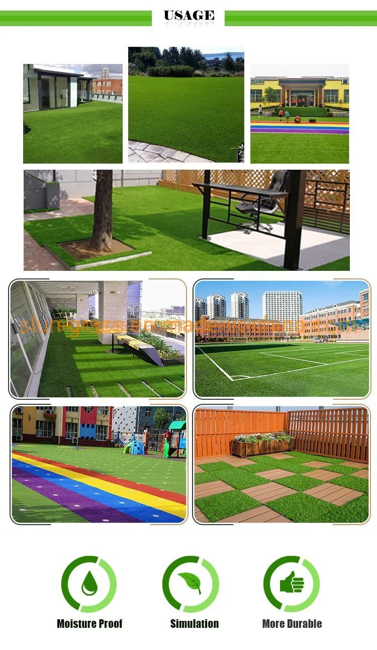 Cheaper Price Sales Good in Australia Green Color Artificial Grass Leisure Lawn Grass Lawn Landscape Synthetic Grass 40mm