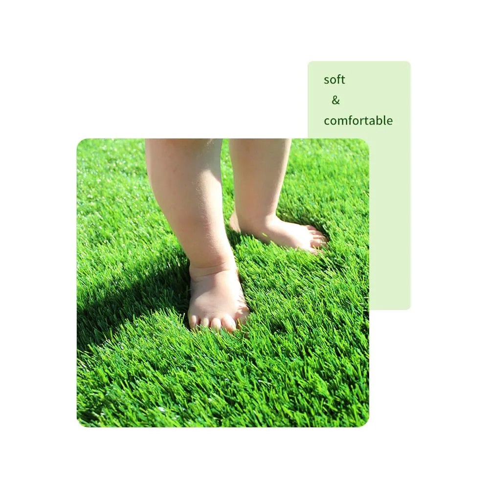 Lead Free Synthetic Grass Artificial Turf Football Grass Landscaping Beautiful Green Springy Lawn Carpet Soccer Leisure Area Courtyard Grass