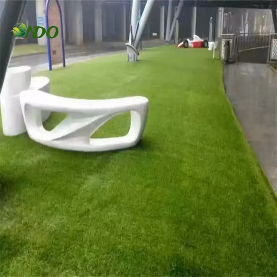 Alfombra de césped de paisaje 100% ecológico césped de alta resistencia a los rayos UV césped artificial para jardín al aire libre
